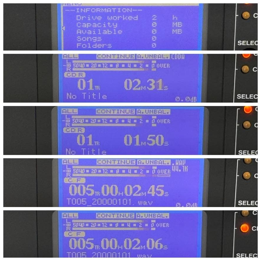 TASCAM CFステレオ/CDRコンビデッキレコーダー SS-CDR1