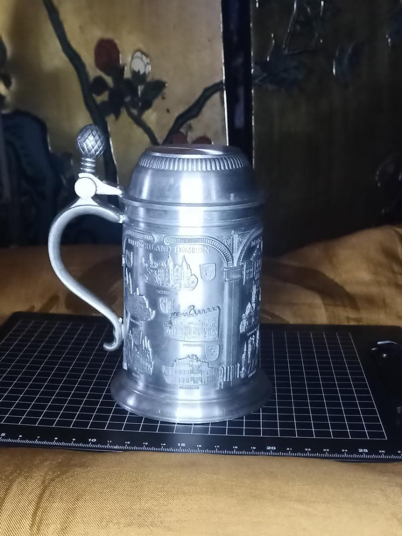 ドイツ製　ZINN BECKER　ピューター　ビアジョッキ