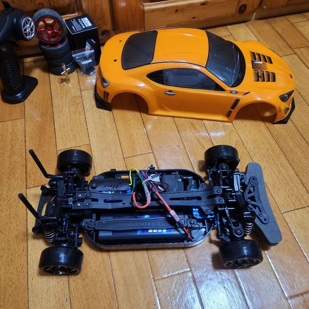 ■専用■　タミヤ ドリフト ラジコン フルセット　TT01　typeE　橙　86