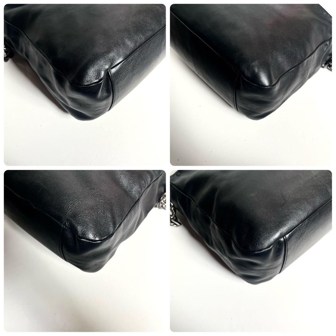 【超希少・極美品】マルジェラ 2way IDブレス チェーンショルダー 黒