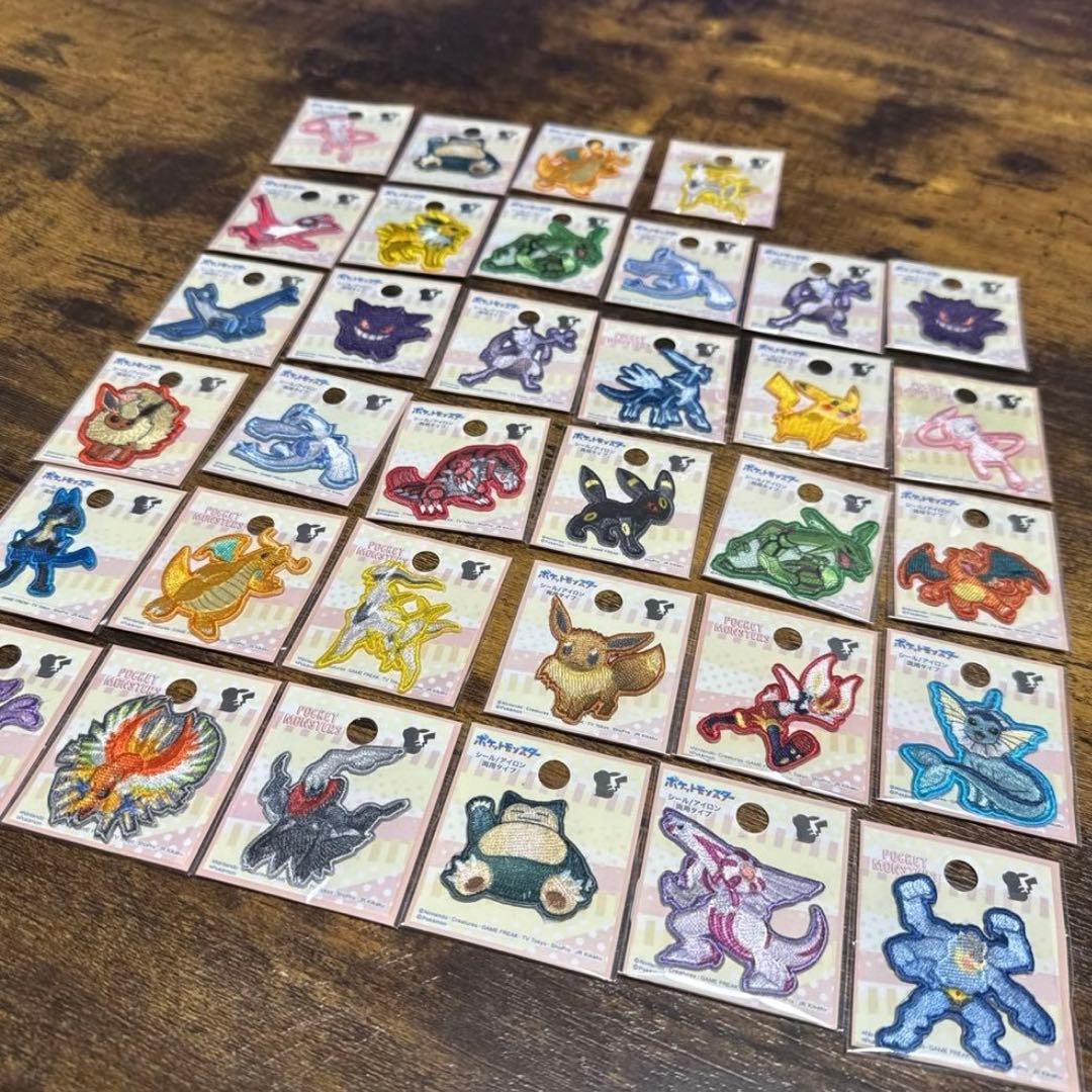 ポケモン 刺繍ワッペンセット 34セット - メルカリ