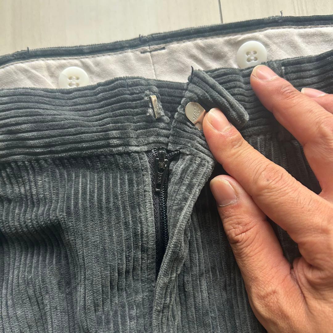 90s ブルックスブラザーズ ブラックコーデュロイパンツ USA製 32×30