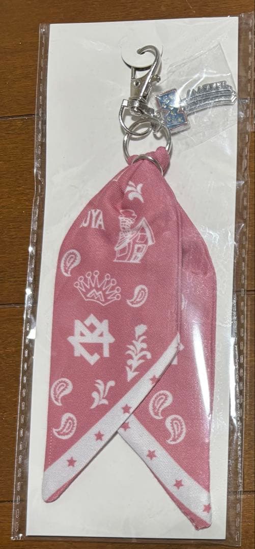 MAZZEL ROOM NAOYAバンダナキーホルダー MAZZEL ROOM まぜべや NAOYA バンダナキーホルダー ピンク MAZZEL