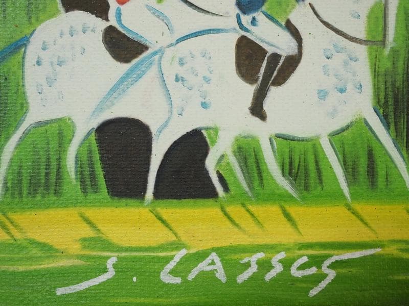 フランス油絵 セルジュ・ラシス F6 【風景】手描き 額付き - メルカリ