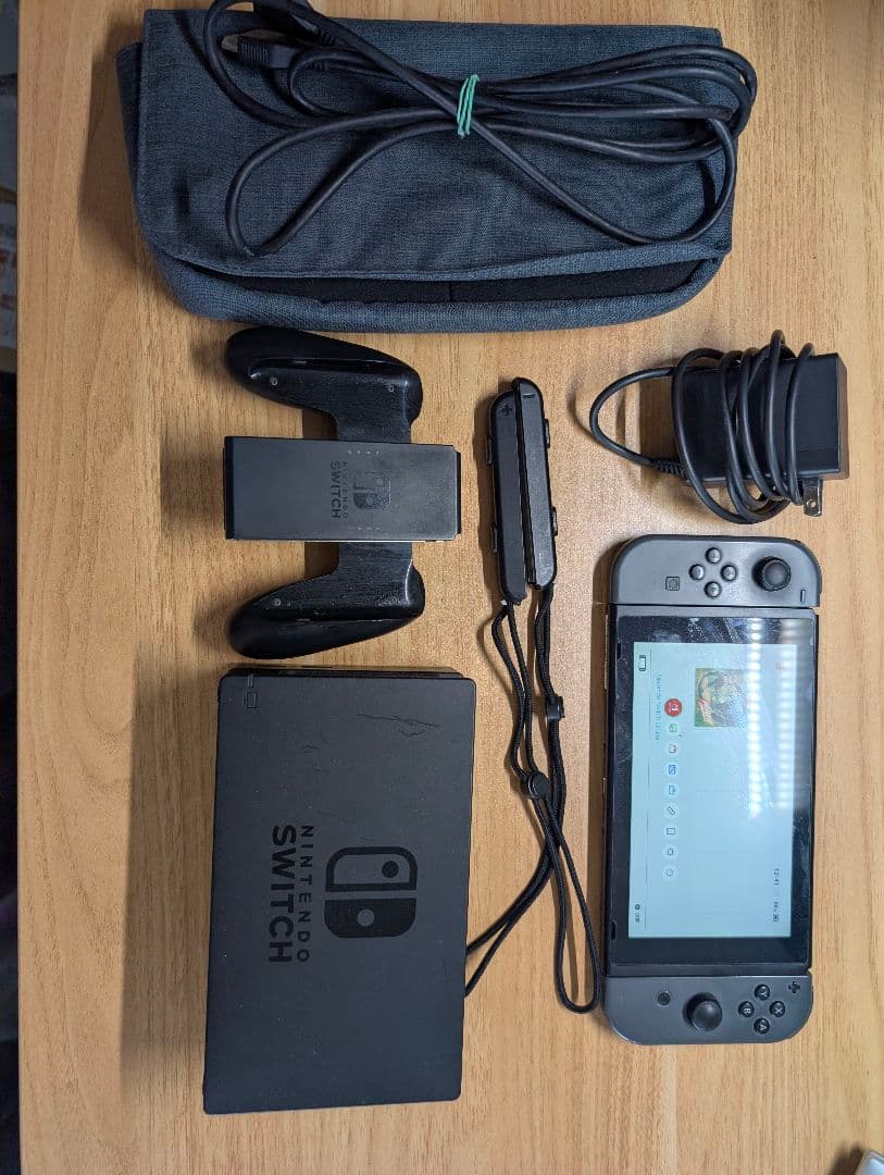 Nintendo Switch グレー 本体 リングフィット付き