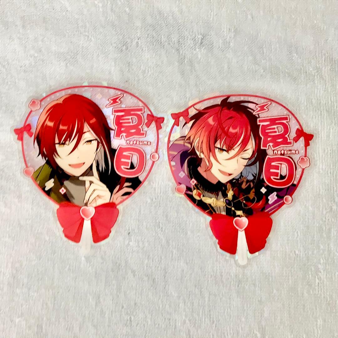 逆先夏目 星推 星推し クリアカード 第二弾 中国 缶バッジ あんスタ②