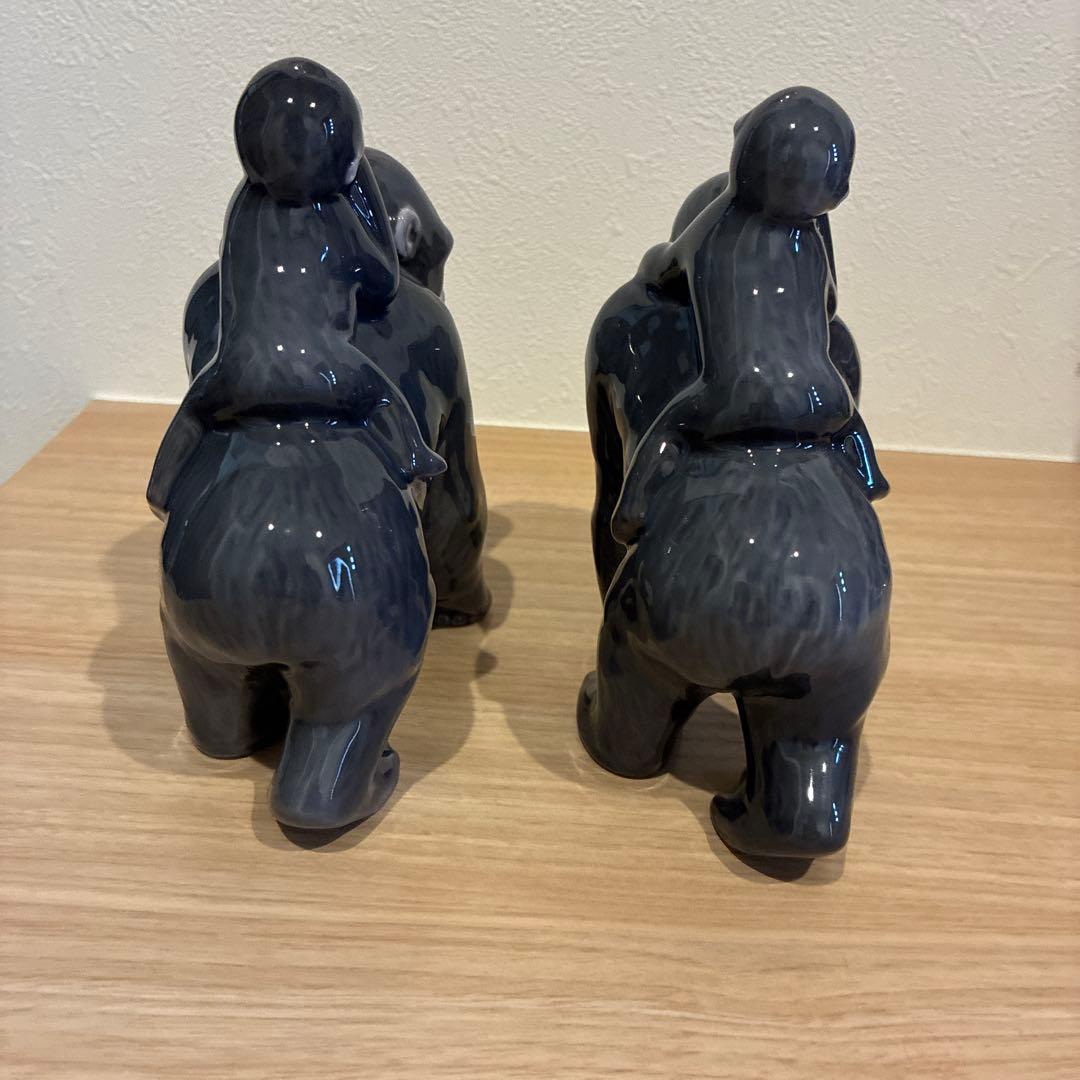 ROYAL COPENHAGEN ロイヤルコペンハーゲン ゴリラの親子 2個