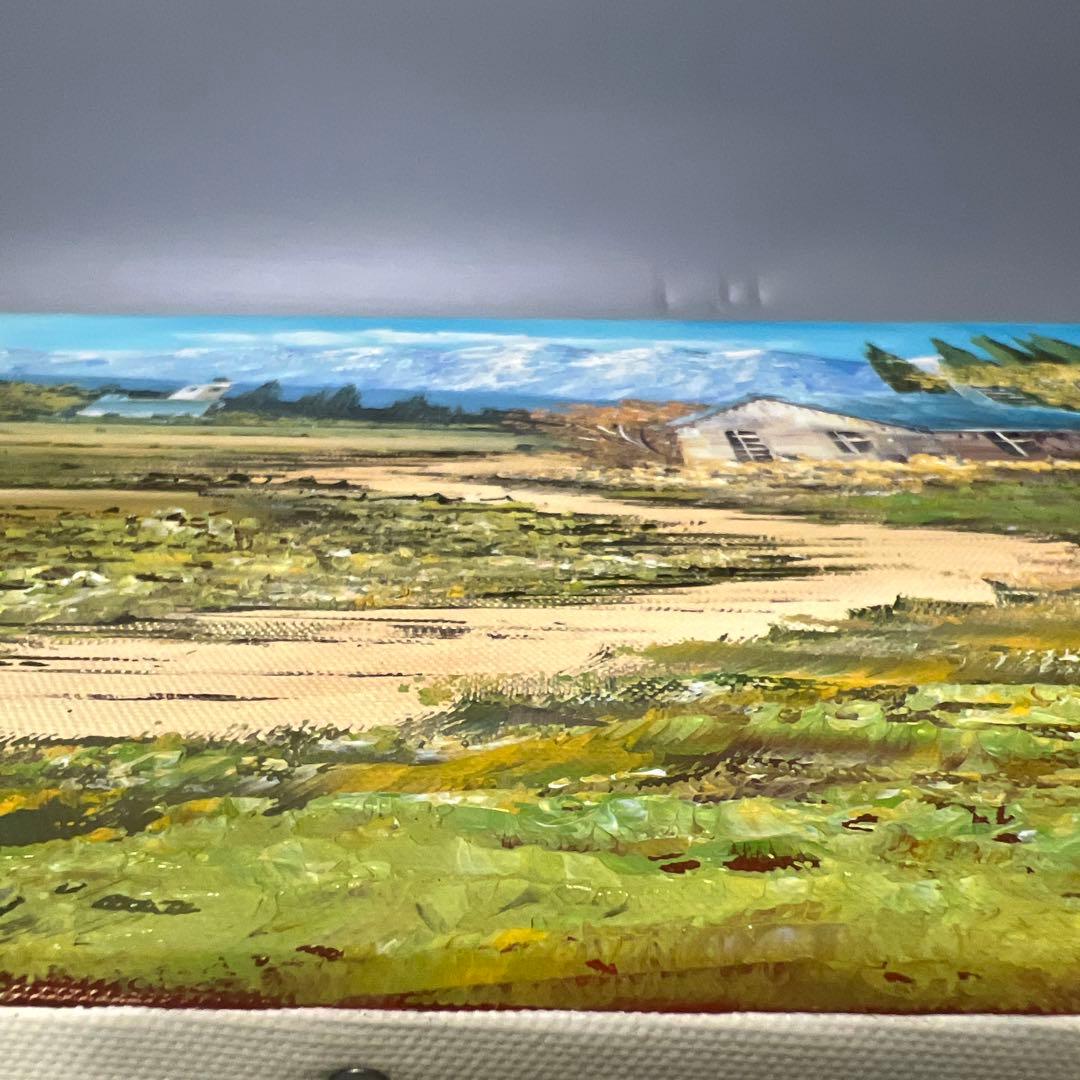 絵画 オーストラリア風景 吉岡貞夫 額縁付き - メルカリ