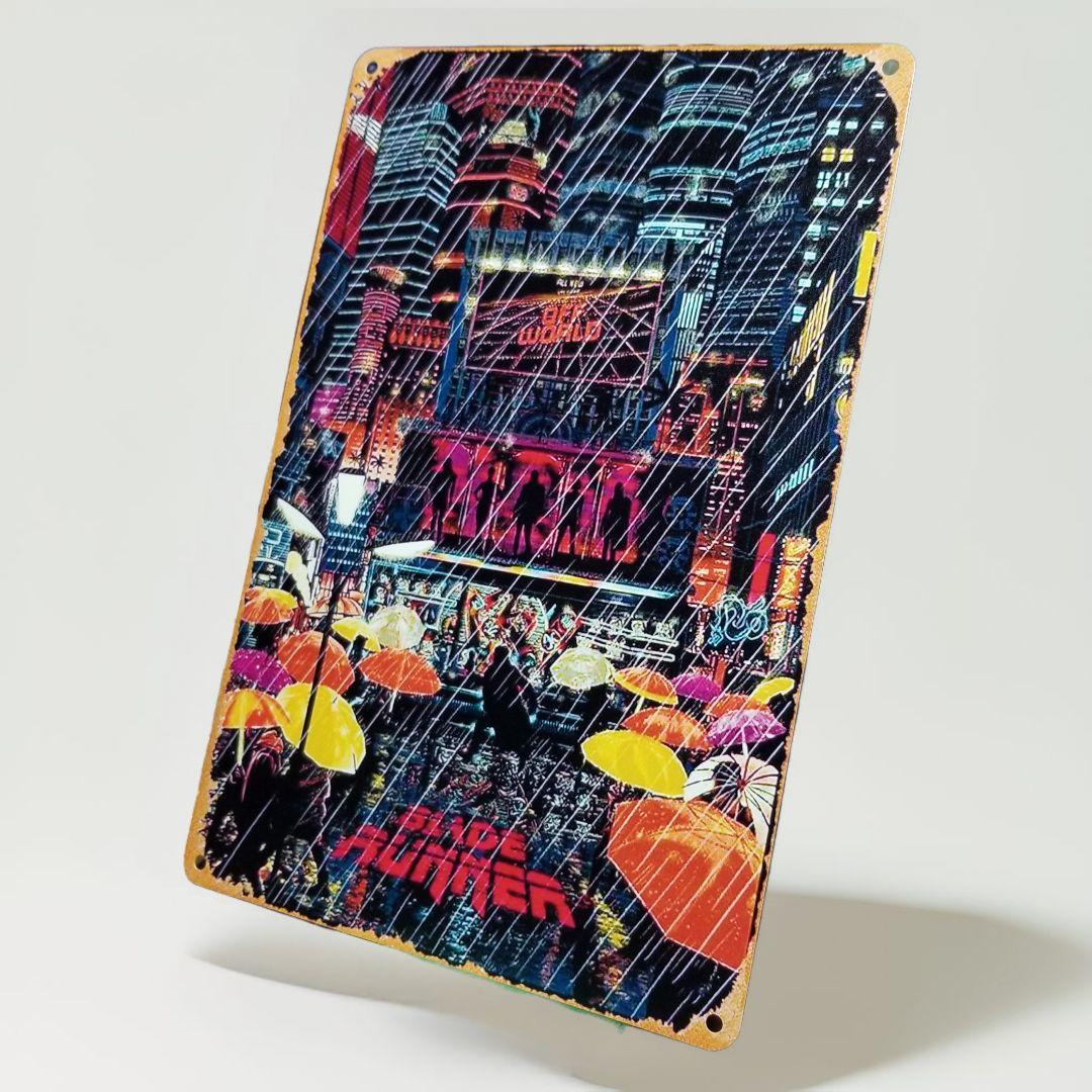 ブレードランナー ハリソン・フォード 映画 音楽 ポスター 看板 ティン