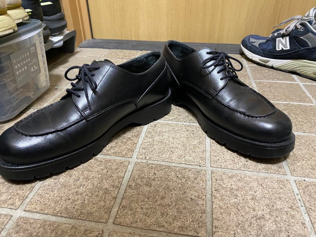 【美品】 クレマン Uチップ レザーシューズ フローダ 41 26.5cm