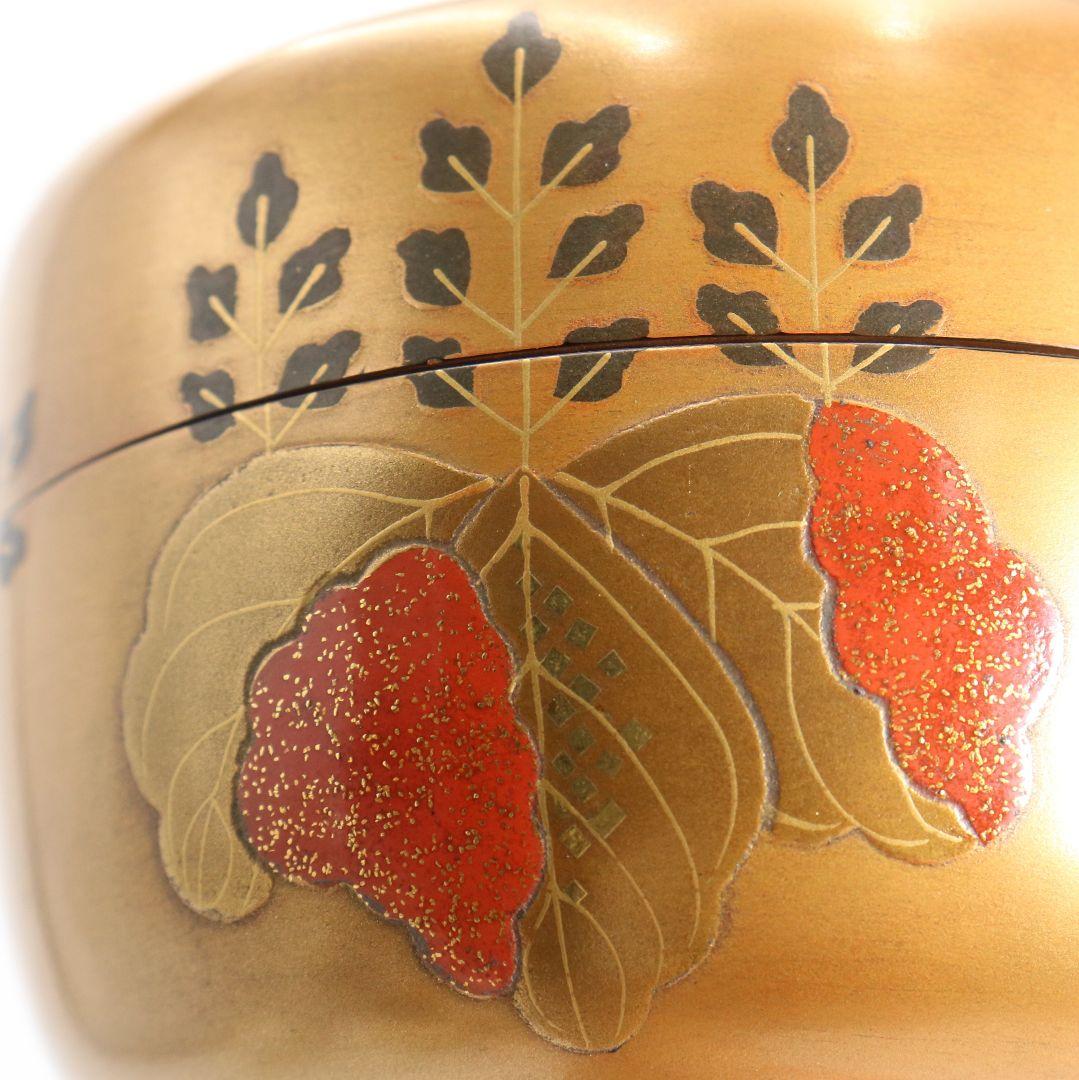 難波仁斎作 高台寺蒔絵 棗 茶道具 共箱 M839 - メルカリ