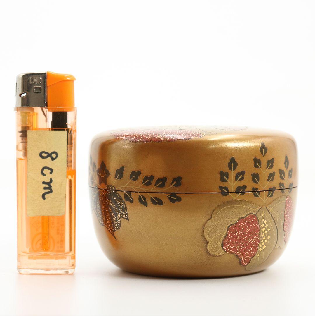 難波仁斎作 高台寺蒔絵 棗 茶道具 共箱 M839 - メルカリ