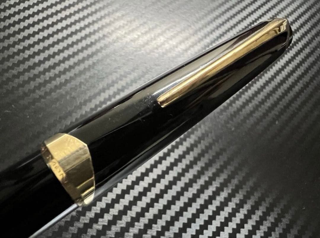 極美品 モンブラン No.14 万年筆 EF 極細字 ブラック