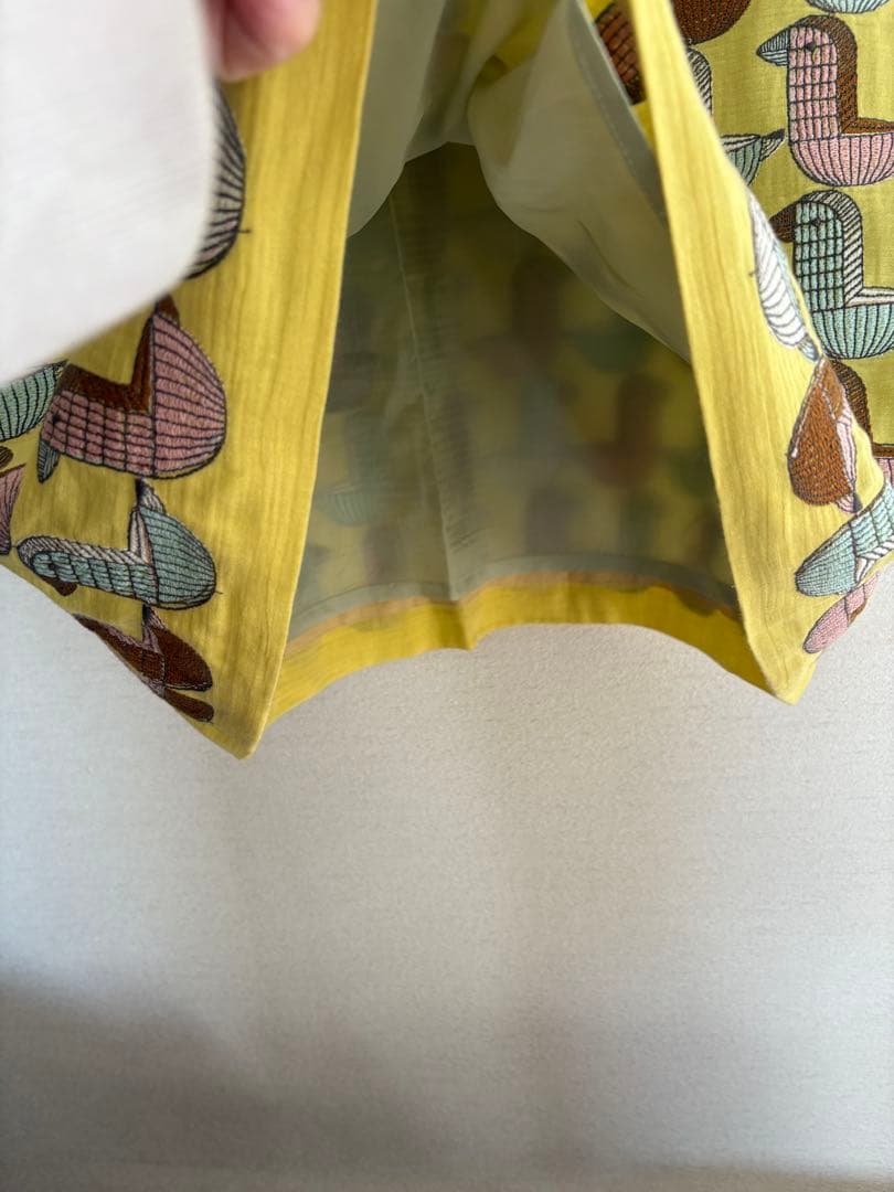 mina perhonen wood bird 刺繍スカート