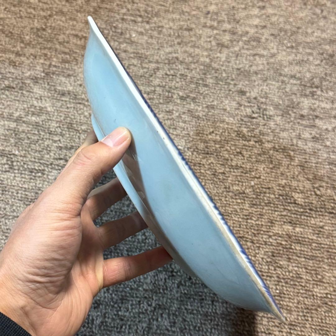 古伊万里 染付 志田焼 竹虎文 大皿 - メルカリ