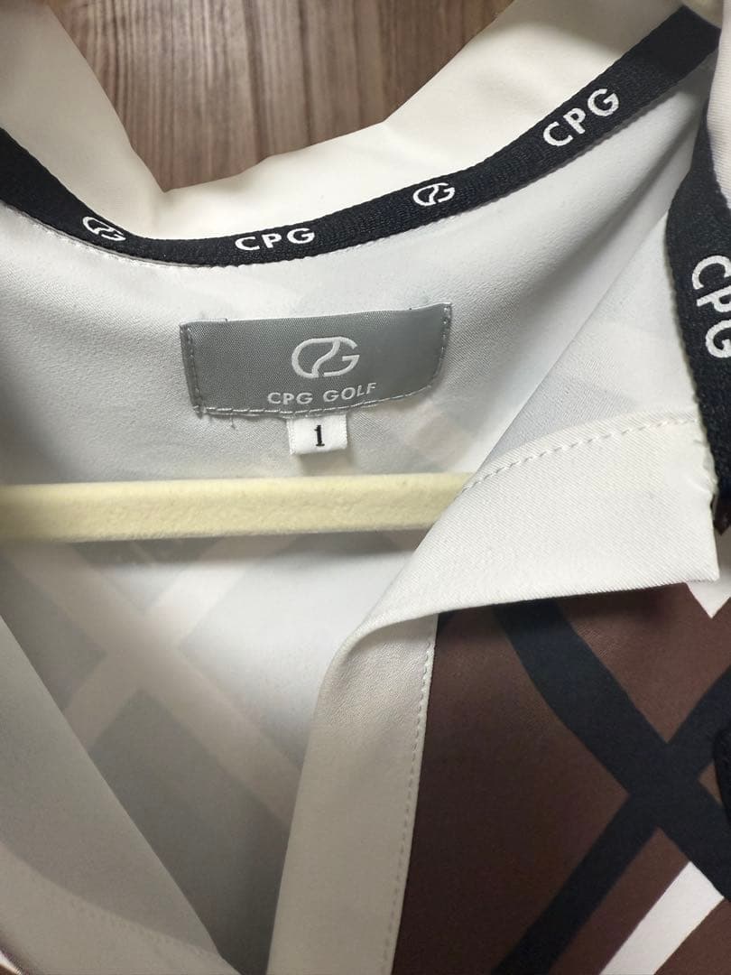 CPG ジオメトリックポロワンピース