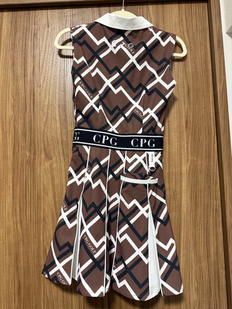 CPG ジオメトリックポロワンピース