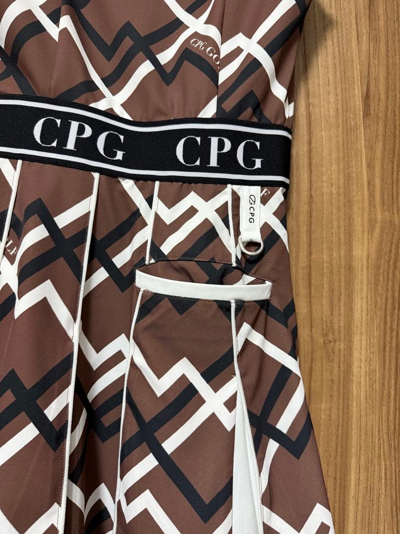 CPG ジオメトリックポロワンピース