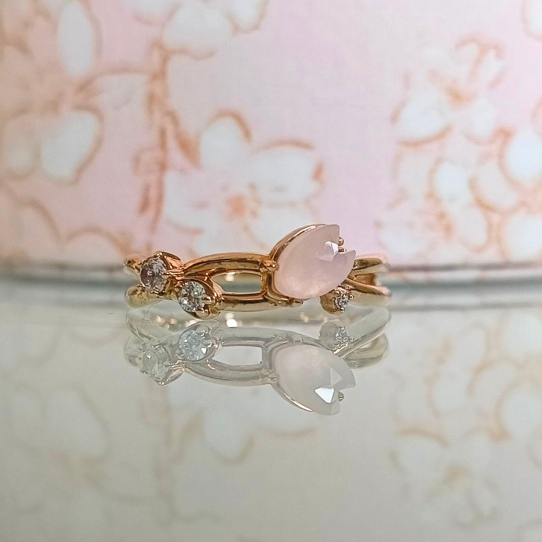 canal4℃　2025 サクラ コレクション　限定　桜　SV　リング　11号