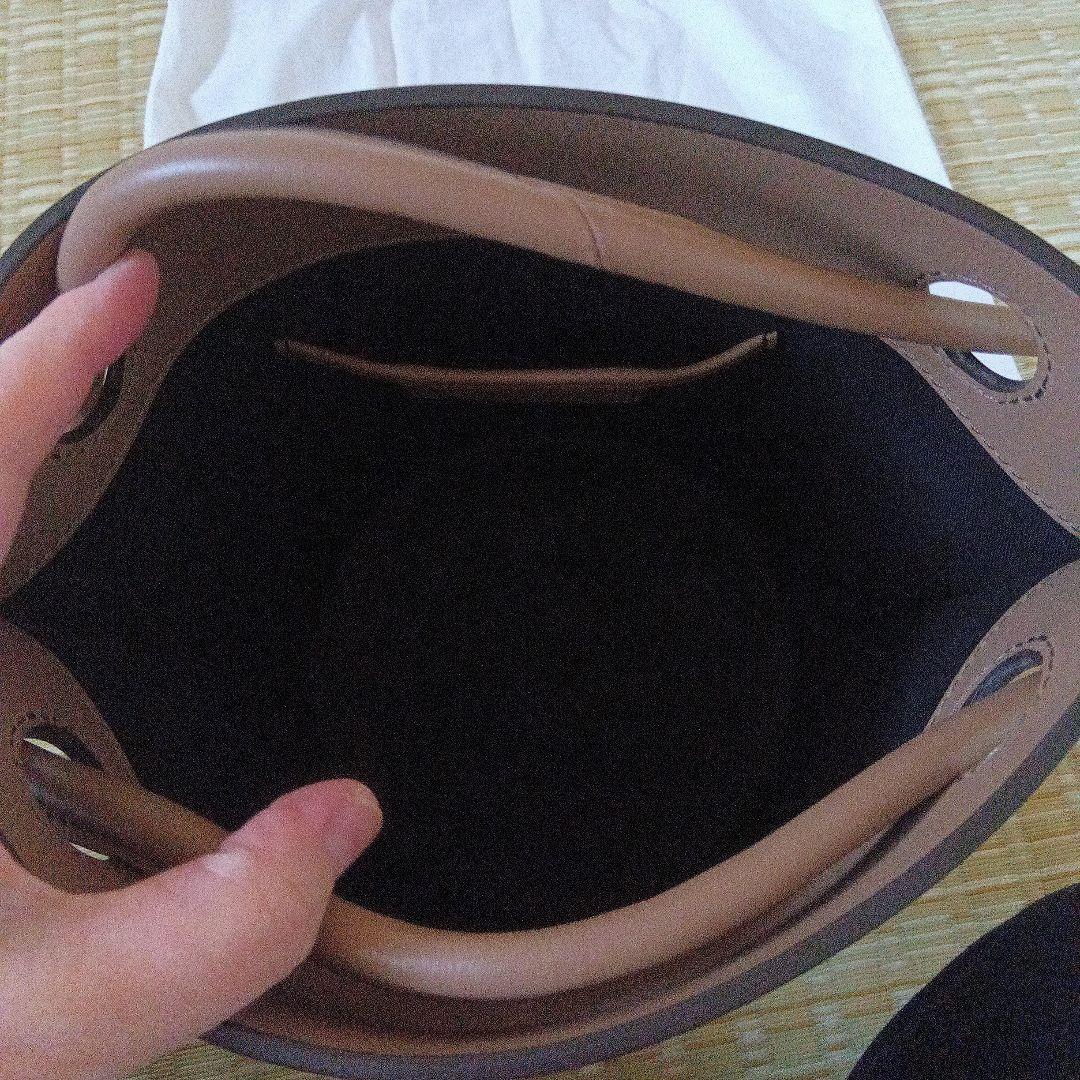 【美品】ORSETTO/オルセット　バケツBag　キャメル