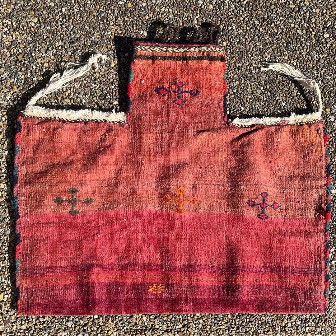 アンティーク キリム/スマック織 アフシャール族の塩袋 手織り