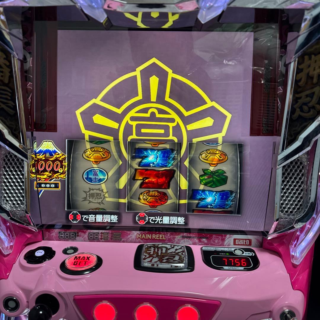 操パネル】押忍！番長4 パチスロ実機 家庭用電源対応 動作確認済み