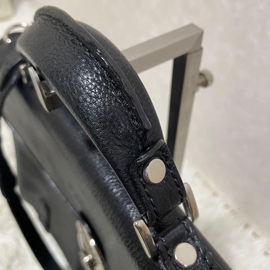 極美 青木鞄 NEVADA ラガード ミニダレスバッグ　2way レア ブラック