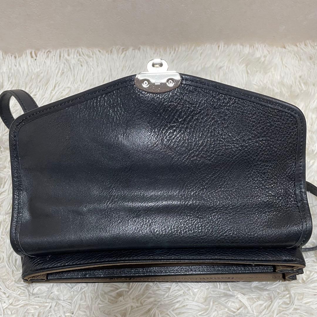 極美 青木鞄 NEVADA ラガード ミニダレスバッグ　2way レア ブラック