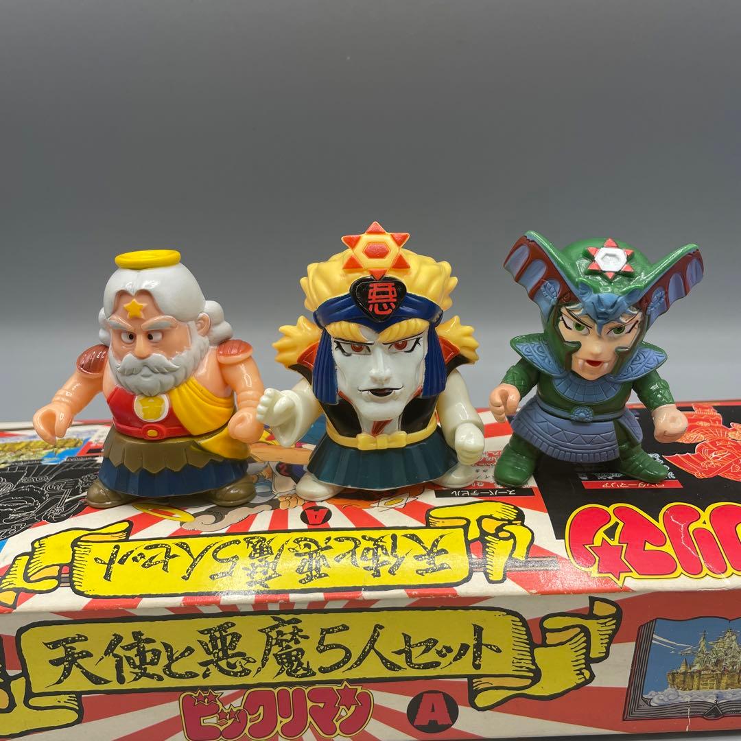 ビックリマン ソフビフィギュア 天使と悪魔5人セット 天聖界、天魔界