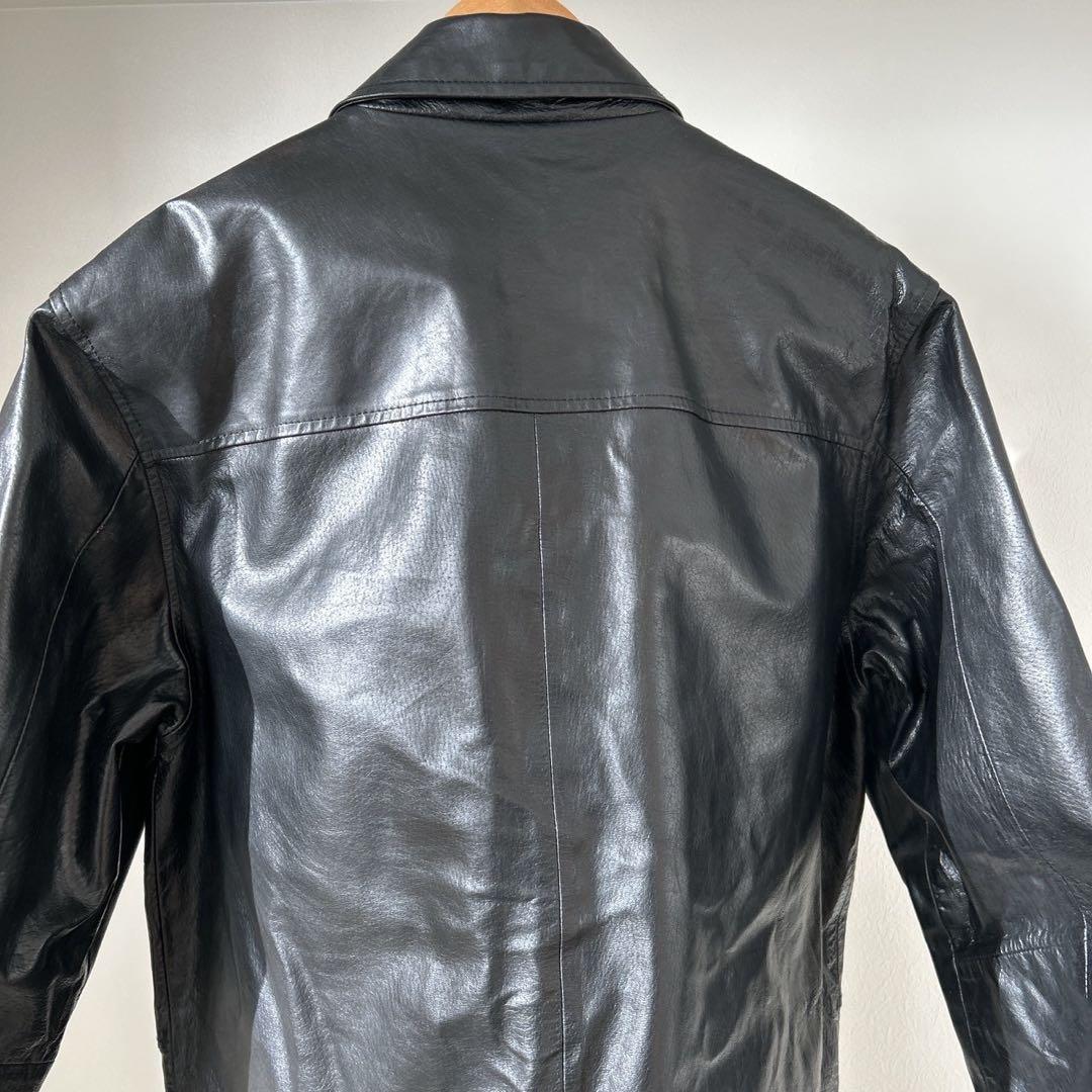 希少 90's OLD UNIQLO A-2 レザージャケット ライダース - メルカリ