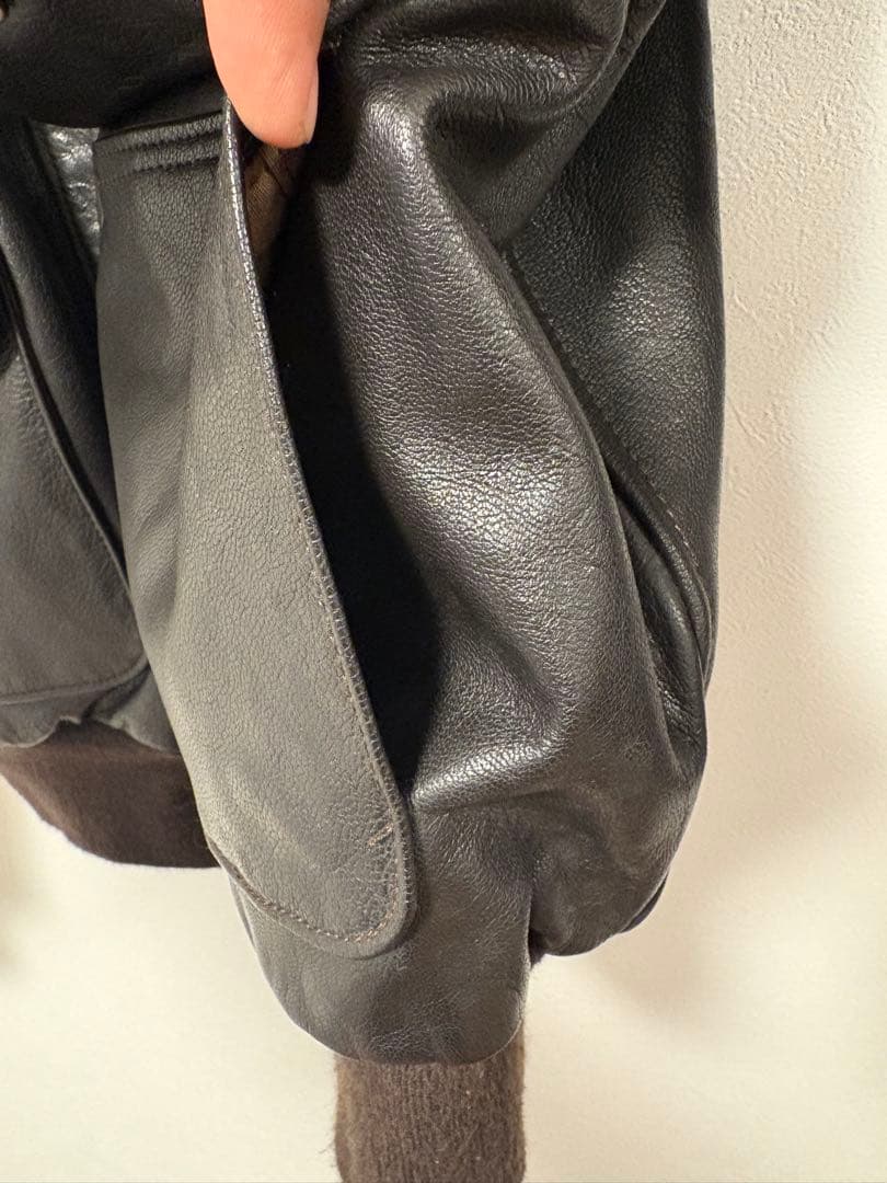 COCKPIT コックピットA-2 ゴートスキン山羊　柔らかい　レザージャケット