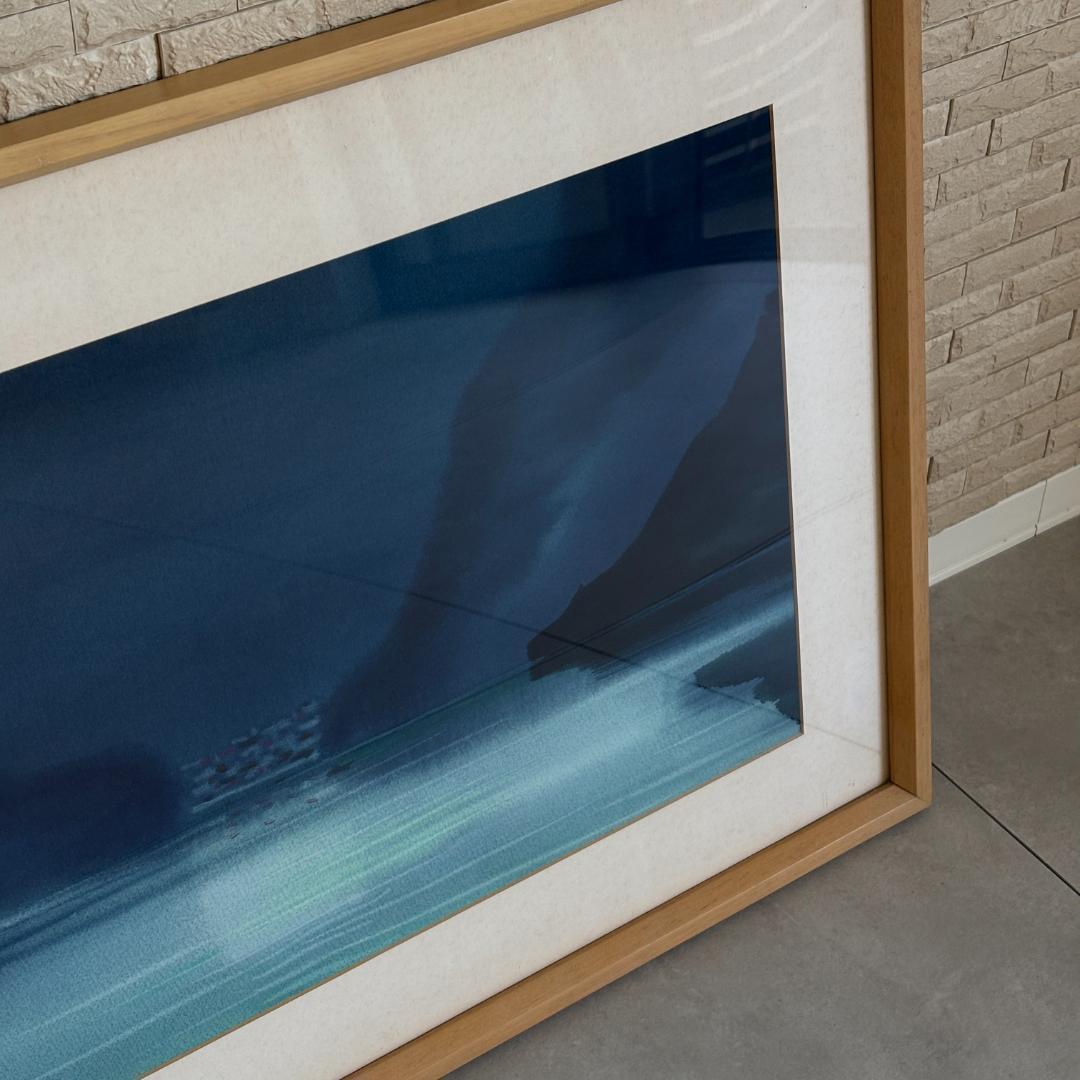 最終真作 直筆 水彩画 謝孝德（Hsieh Hsiao-De） 1987年 台湾