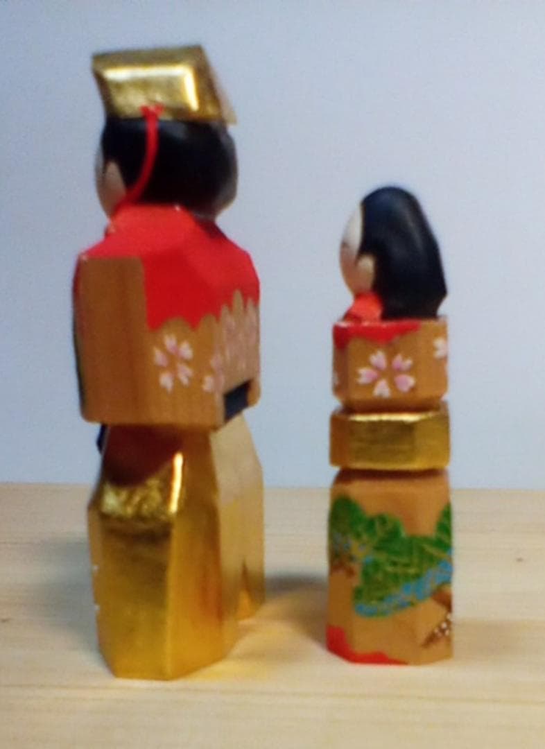 立雛(神雛)1.5号　奈良一刀彫(木彫)　その2