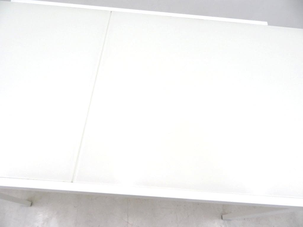 展示品　カリガリス　ガラス　伸長式　エクステンション　ダイニングテーブル