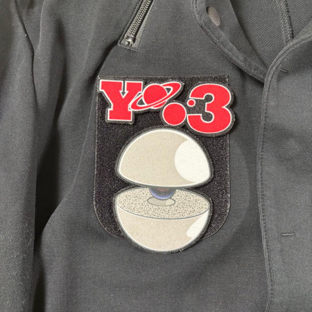Y-3 個性派 ジャケット 斜めジップ デザインワッペン (175/88A)