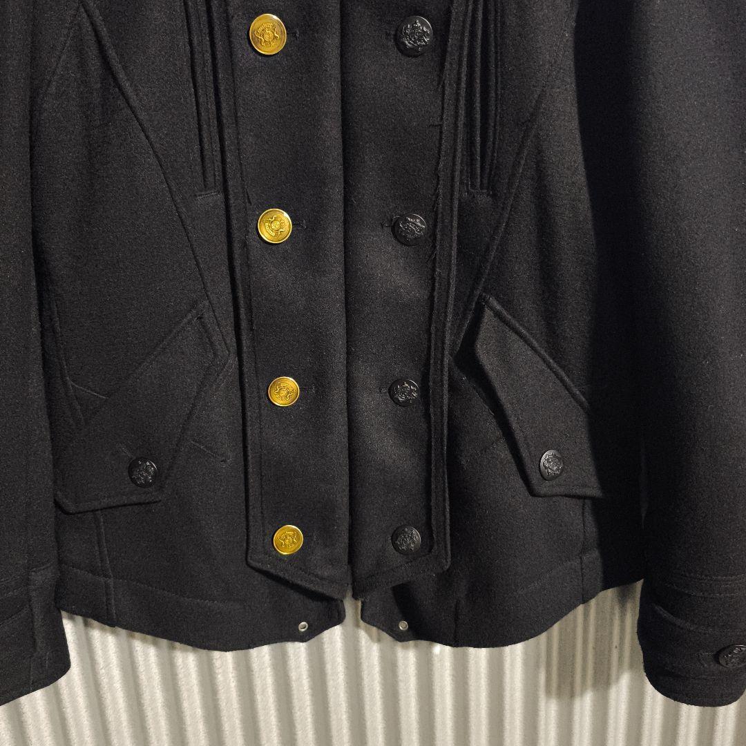 Y2K 00s PPFM ナポレオンジャケット 金ボタン ブラック 黒