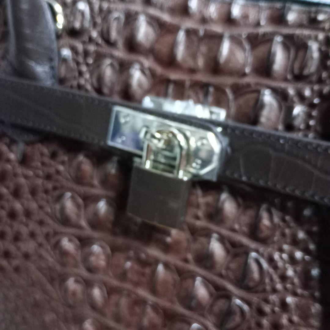 【新品未使用】RODANIA ロダニア 2WAY ハンドバッグ クロコダイル