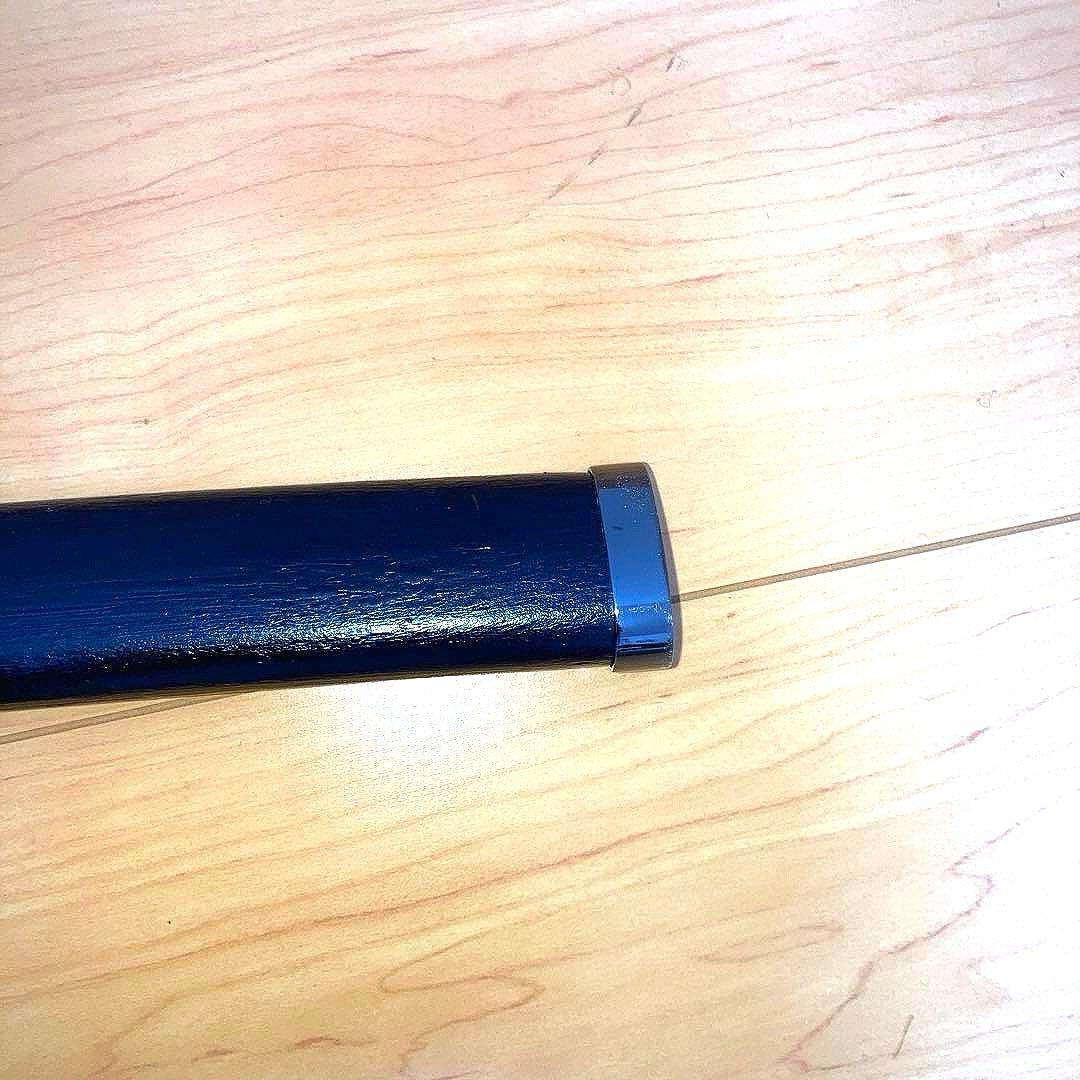 鑑賞用模造刀 大刀 模造刀用拵え 黒刷毛目塗り鞘