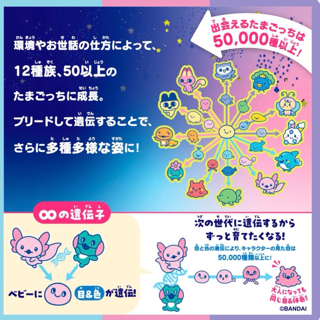 新品未使用】未開封 たまごっちパラダイス パープルスカイ しなこ