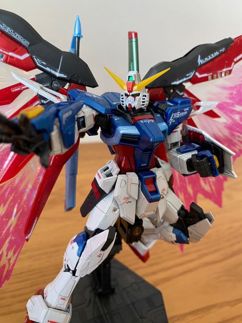 RG デスティニーガンダム(チタニウムフィニッシュ) 光の翼セット
