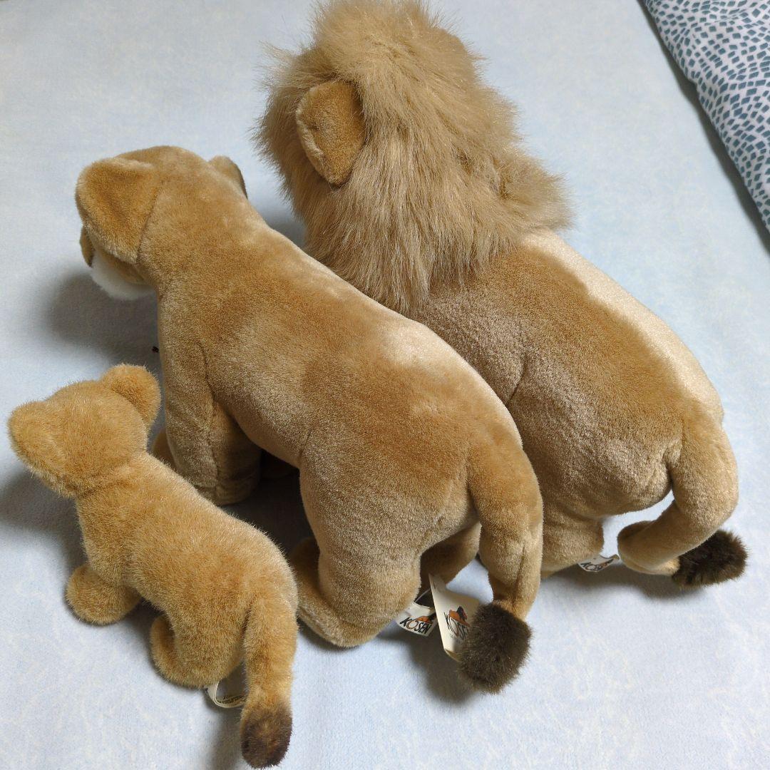 KOSEN ライオン ぬいぐるみ 3体セット