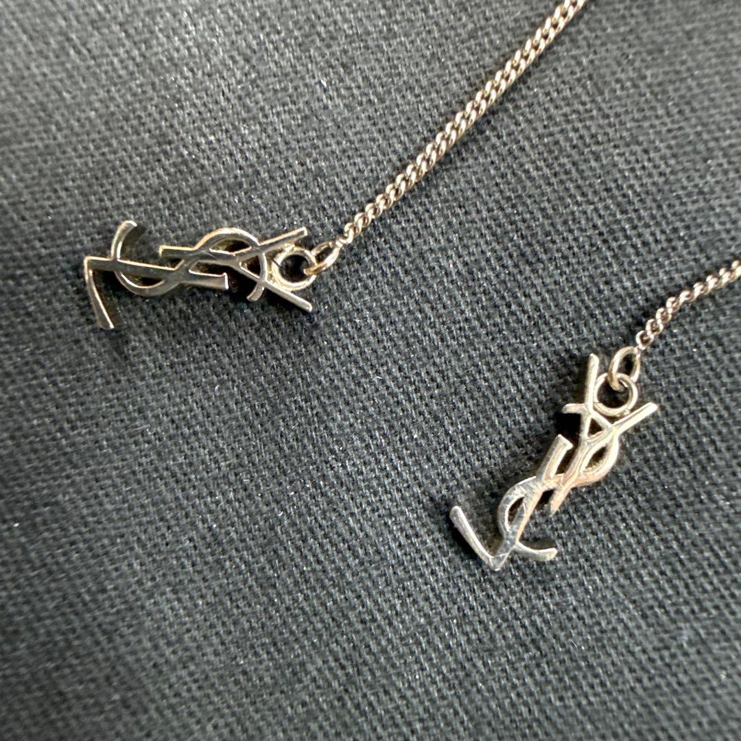 オピウム カサンドラロゴ YSLロゴ ロングスレッダー チェーンピアス 美