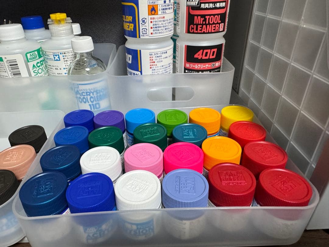 プラモデル塗装引退セット