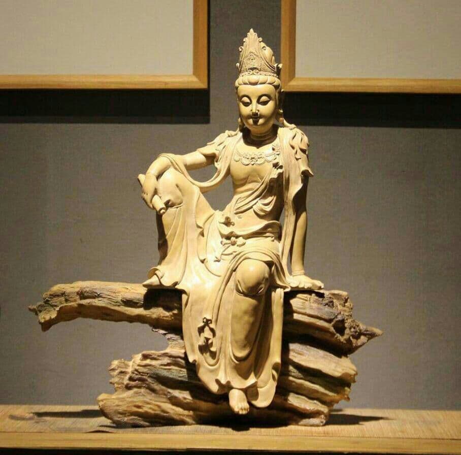 禅意観音菩薩の仏像の置物