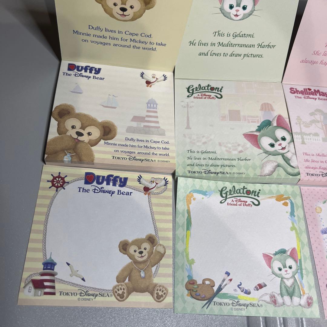 在庫少】東京ディズニーシー ダッフィー＆フレンズ メモセット メモ帳