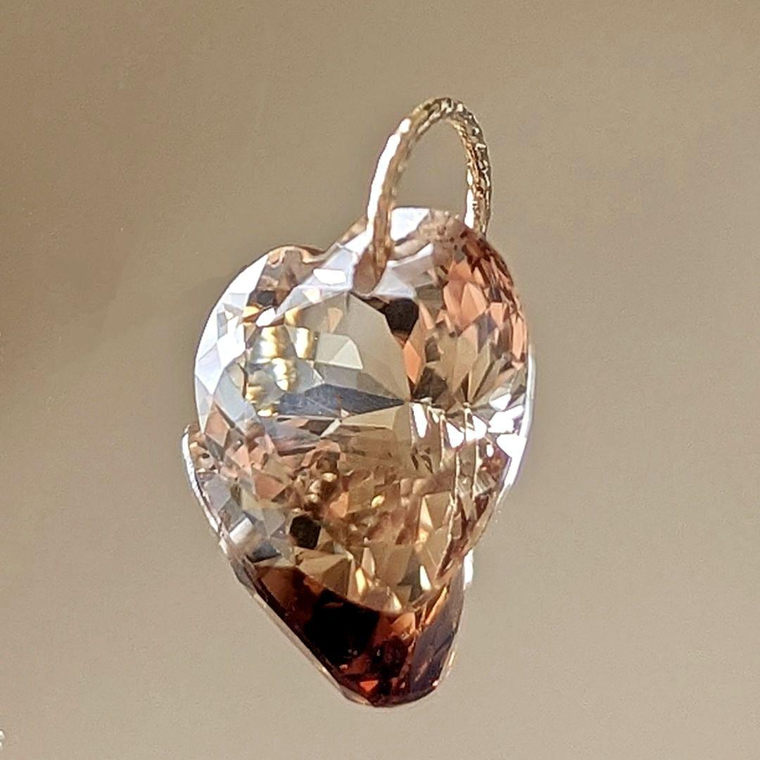 ♢N♢K18 バイカラーシャンパントパーズ 5.87ct チャーム