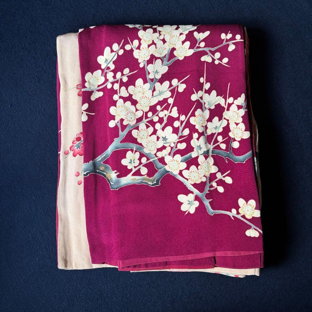 2614 アンティーク着物2枚・羽織1枚おまとめ売り 材料正絹 - メルカリ