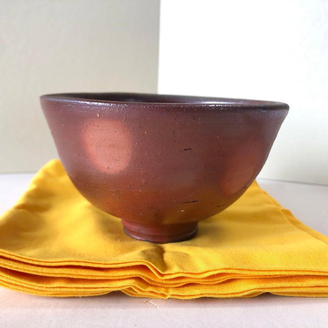 越前焼　峰越窯　竹元郁雄　抹茶茶碗