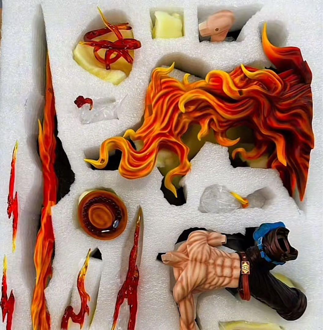 ONE PIECE エース ガレージキット ガレキ スタチュー②①