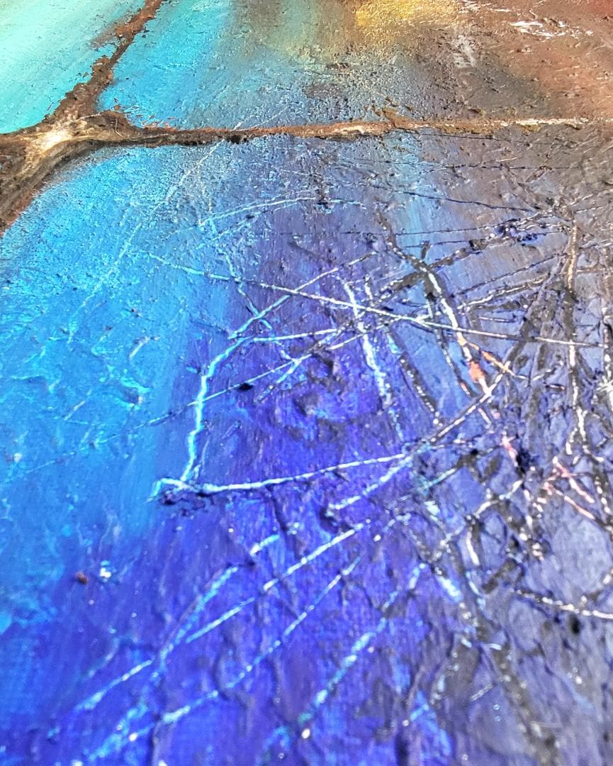 絶対零度/ 抽象画 キャンバス 73×61㎝ F20 モダンアート 原画1点のみ